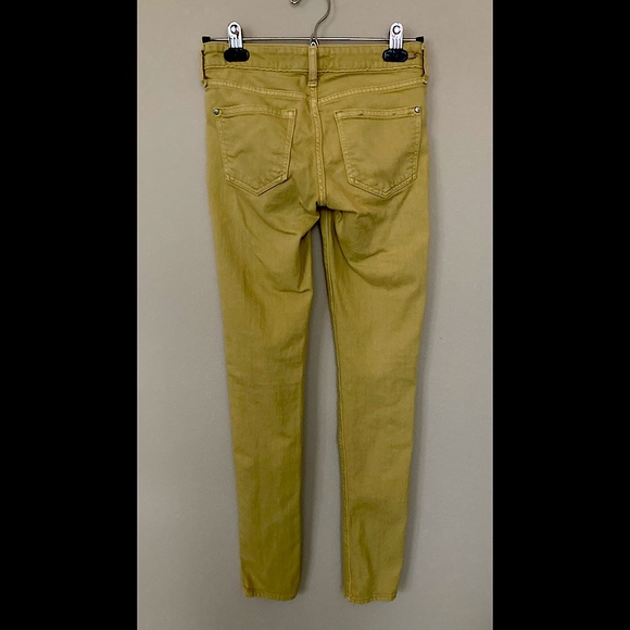 Anthropologie Pilcro and the Letterpress chartreuse skinny jeans - Picture 4 of 9
